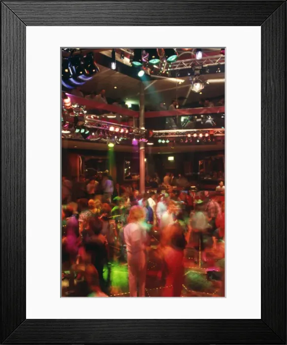 Framed Print : Young people at a disco, Cornwall Framed Print : Young people at a disco, Cornwall