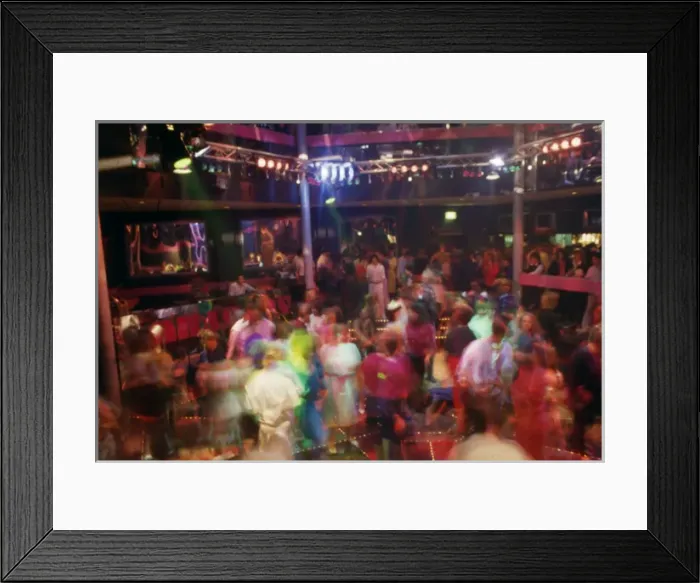 Framed Print : Young people at a disco, Cornwall Framed Print : Young people at a disco, Cornwall