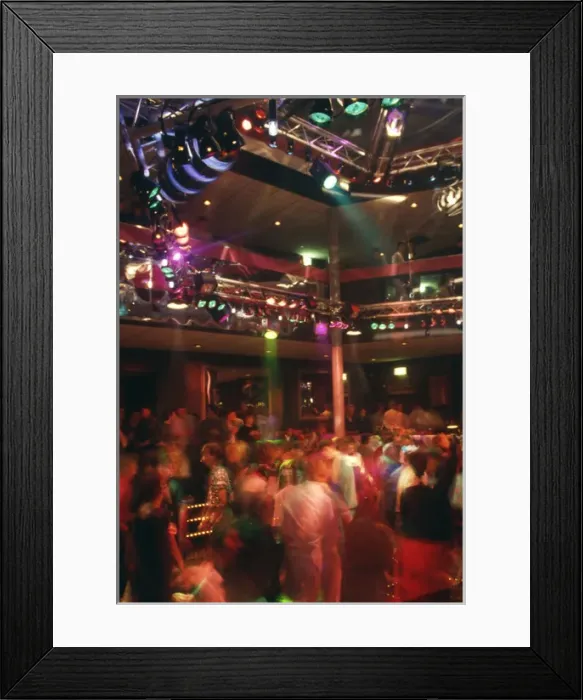 Framed Print : Young people at a disco, Cornwall Framed Print : Young people at a disco, Cornwall