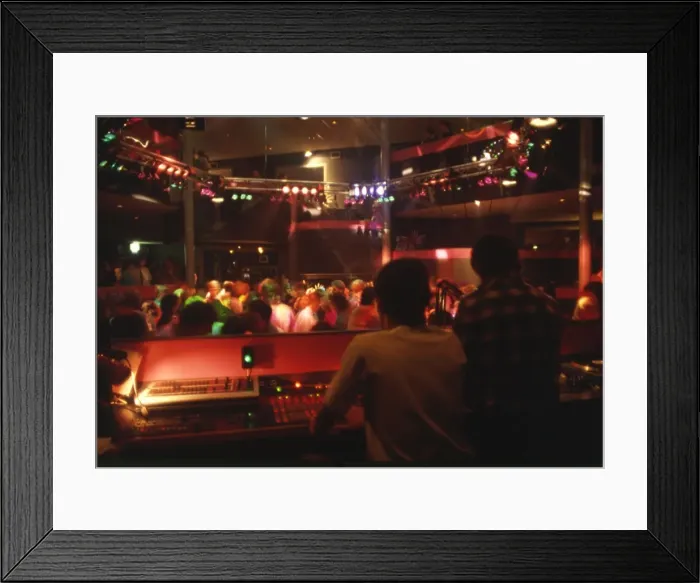Framed Print : Young people at a disco, Cornwall Framed Print : Young people at a disco, Cornwall