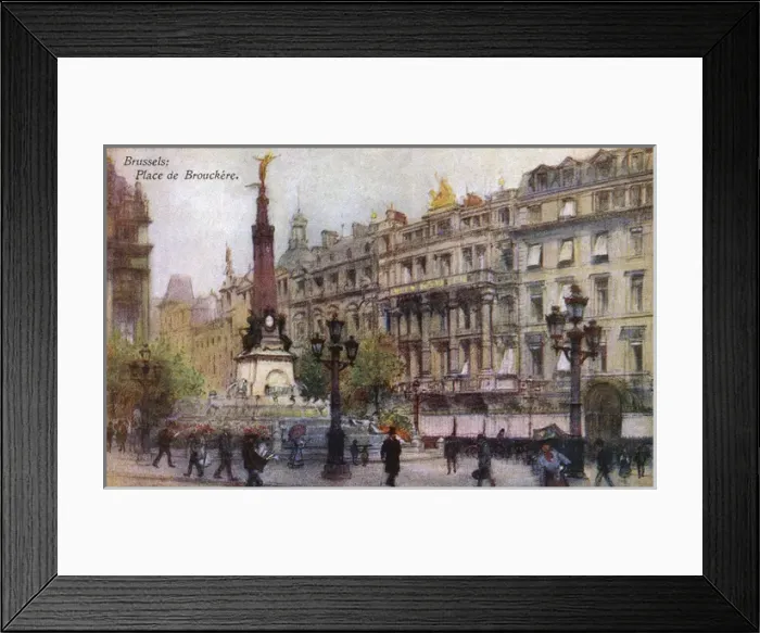 Framed Print : Place de la Brouckere, Brussels, Belgium Framed Print : Place de la Brouckere, Brussels, Belgium