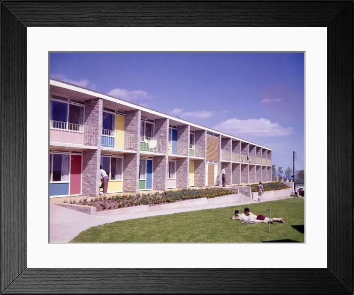 Framed Print : Scene at a holiday camp, Paignton, Devon Framed Print : Scene at a holiday camp, Paignton, Devon