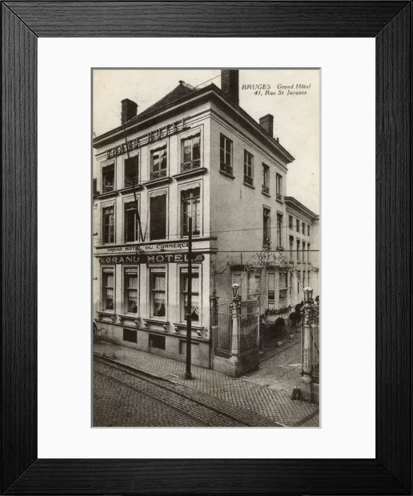 Framed Print : Grand Hotel, 41 Rue St Jacques, Bruges, Belgium Framed Print : Grand Hotel, 41 Rue St Jacques, Bruges, Belgium