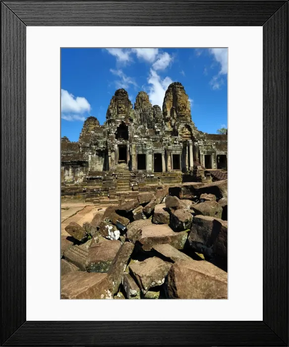 Framed Print : Bayon, Khmer Temple in Angkor Thom, Siem Reap, Cambodia Framed Print : Bayon, Khmer Temple in Angkor Thom, Siem Reap, Cambodia