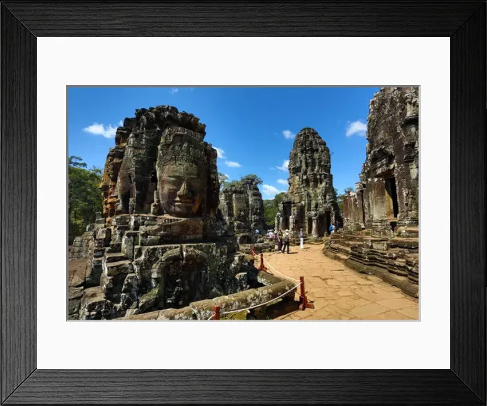Framed Print : Bayon, Khmer Temple in Angkor Thom, Siem Reap, Cambodia Framed Print : Bayon, Khmer Temple in Angkor Thom, Siem Reap, Cambodia