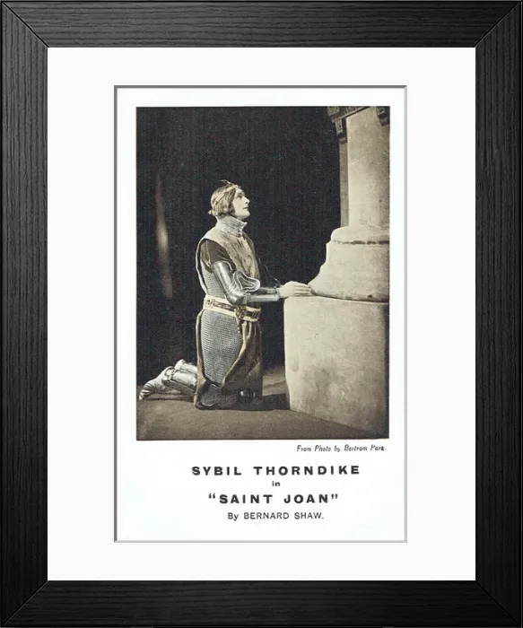 Framed Print : Saint Joan by George Bernard Shaw Framed Print : Saint Joan by George Bernard Shaw
