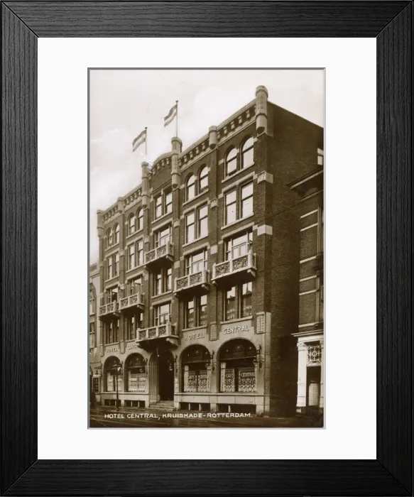 Framed Print : Hotel Central, Kruiskade, Rotterdam, Netherlands Framed Print : Hotel Central, Kruiskade, Rotterdam, Netherlands