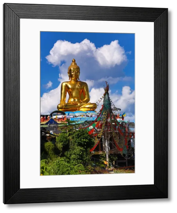 Framed Print : Gold Buddha statue, Golden Triangle, Thailand Framed Print : Gold Buddha statue, Golden Triangle, Thailand