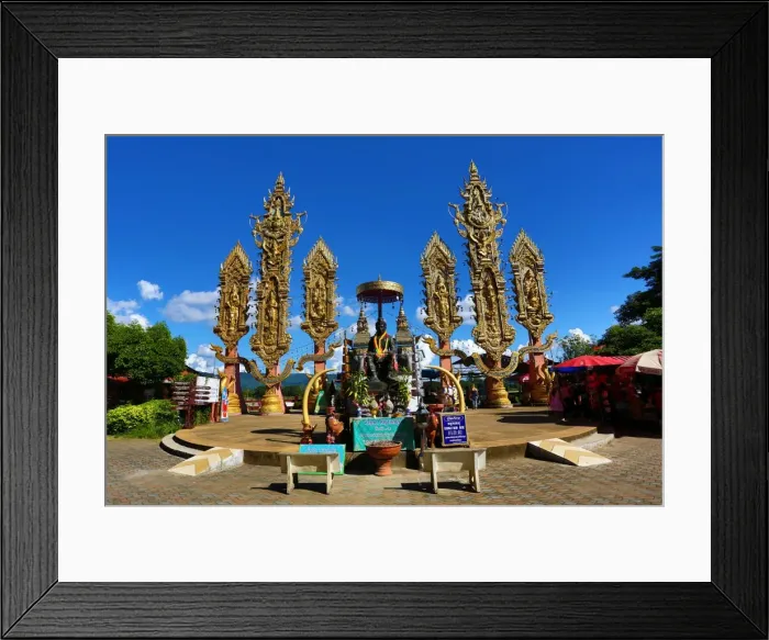Framed Print : Buddhist Shrine, Golden Triangle, Thailand Framed Print : Buddhist Shrine, Golden Triangle, Thailand