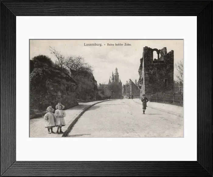 Framed Print : Old castle ruins, Luxembourg City, Luxembourg Framed Print : Old castle ruins, Luxembourg City, Luxembourg