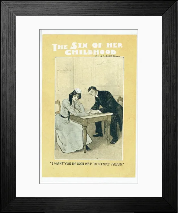 Framed Print : The Sin of Her Childhood by J A Campbell Framed Print : The Sin of Her Childhood by J A Campbell