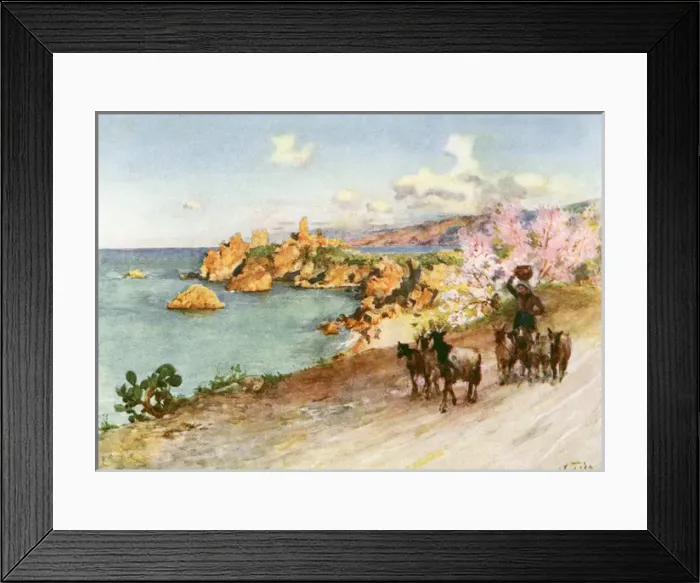 Framed Print : La Caludra, Cefalu, Sicily Framed Print : La Caludra, Cefalu, Sicily