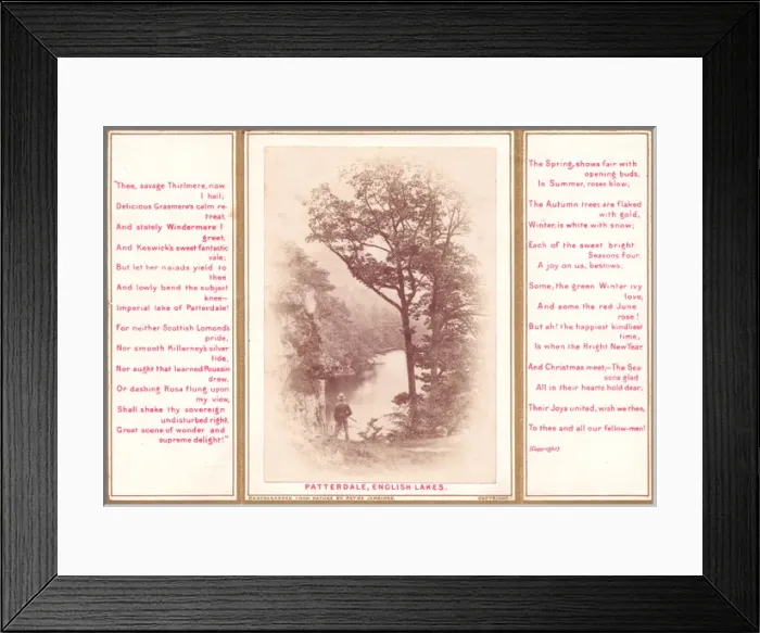 Framed Print : New Year card, Patterdale, English Lakes Framed Print : New Year card, Patterdale, English Lakes