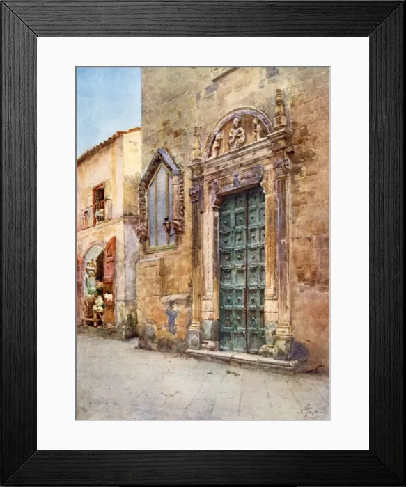 Framed Print : Sta Madre Dei Miracoli, Syracuse, Sicily, Italy Framed Print : Sta Madre Dei Miracoli, Syracuse, Sicily, Italy