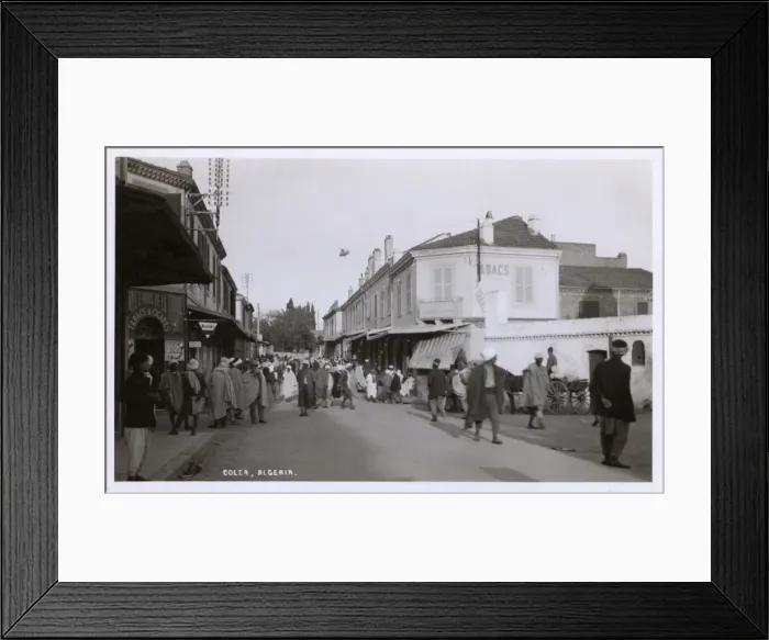 Framed Print : Street scene in Colea (Kolea), Algiers Province, Algeria Framed Print : Street scene in Colea (Kolea), Algiers Province, Algeria