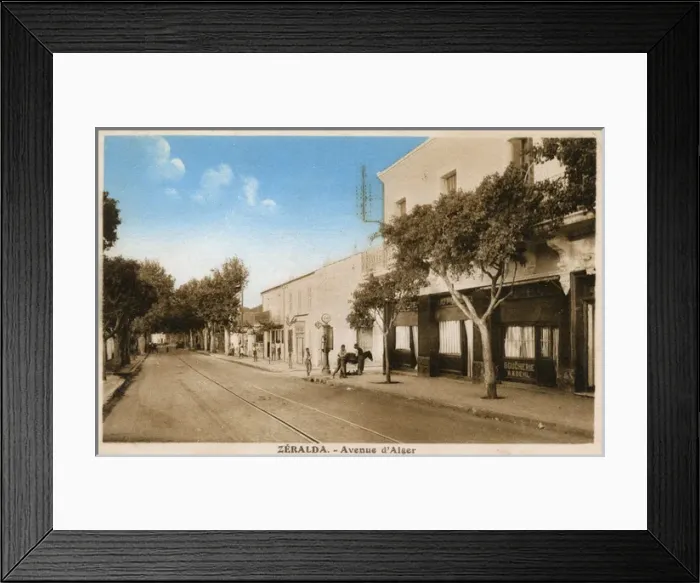 Framed Print : Avenue d Alger, Zeralda, Algiers, Algeria Framed Print : Avenue d Alger, Zeralda, Algiers, Algeria
