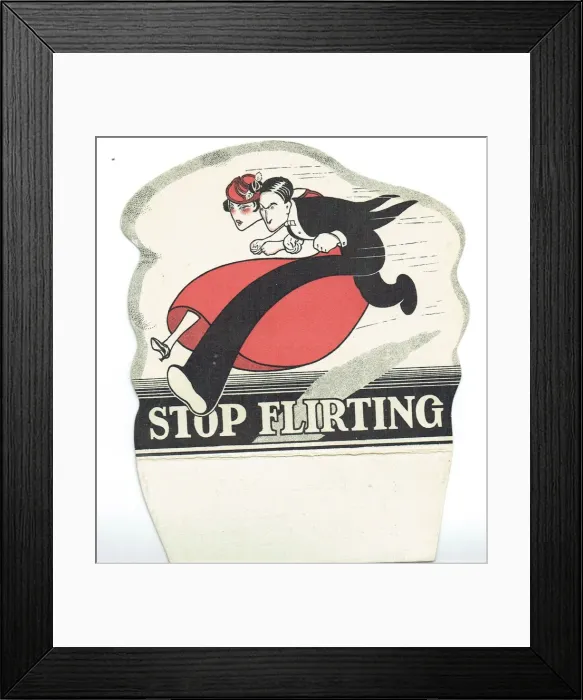 Framed Print : Stop Flirting by Fred Jackson Framed Print : Stop Flirting by Fred Jackson