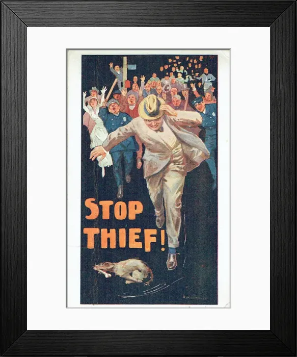 Framed Print : Stop Thief! by Carlyle Moore Framed Print : Stop Thief! by Carlyle Moore