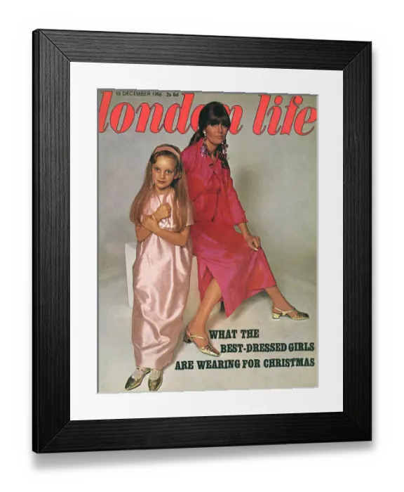 Framed Print : London Life magazine - mother and child fashion 1966 Framed Print : London Life magazine - mother and child fashion 1966