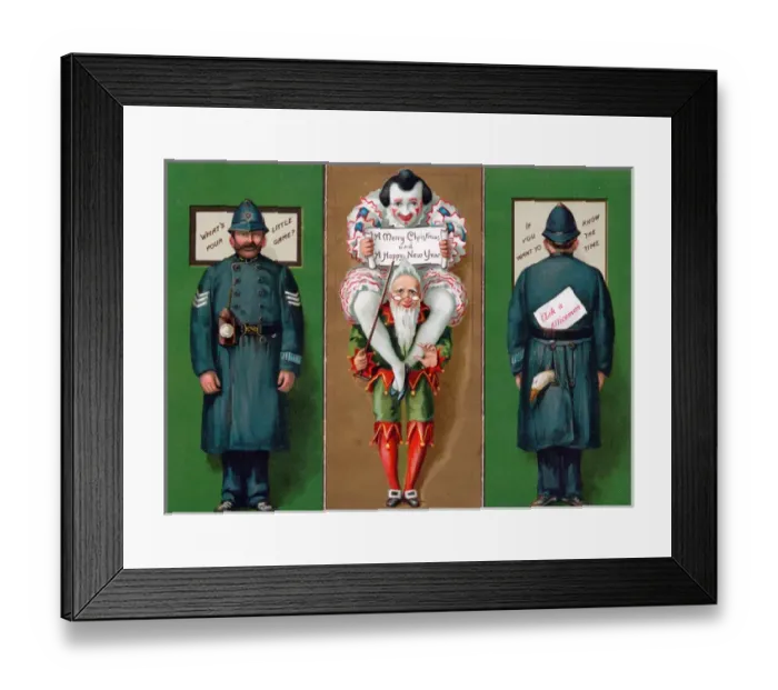 Framed Print : Christmas and New Year card (inside pages) Framed Print : Christmas and New Year card (inside pages)