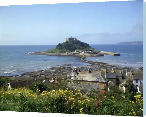 View of St Michaels Mount, Cornwall
