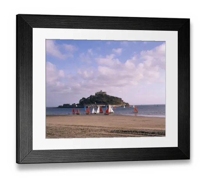 Framed Print : View of St Michaels Mount, Cornwall Framed Print : View of St Michaels Mount, Cornwall