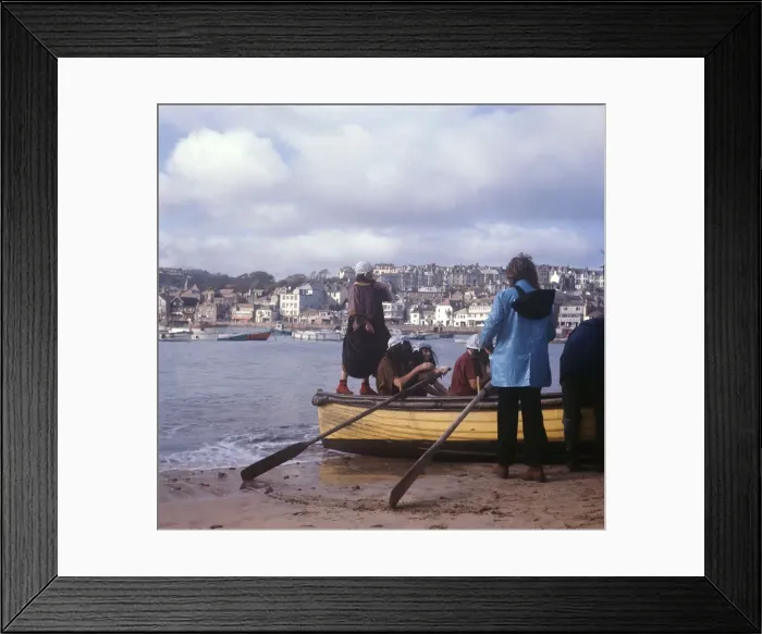Framed Print : Filming The Goodies TV show, St Ives, Cornwall Framed Print : Filming The Goodies TV show, St Ives, Cornwall