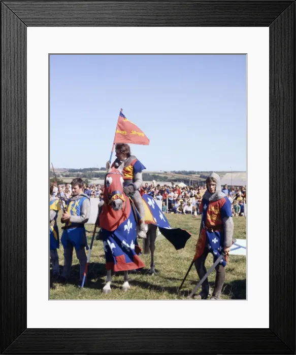 Framed Print : Jousting tournament, St Erth, Cornwall Framed Print : Jousting tournament, St Erth, Cornwall