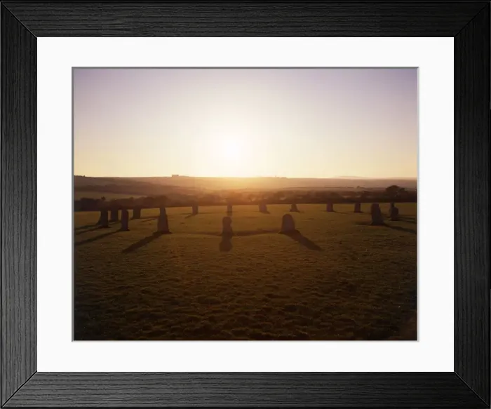 Framed Print : Merry Maidens stone circle, near St Buryan, Cornwall Framed Print : Merry Maidens stone circle, near St Buryan, Cornwall
