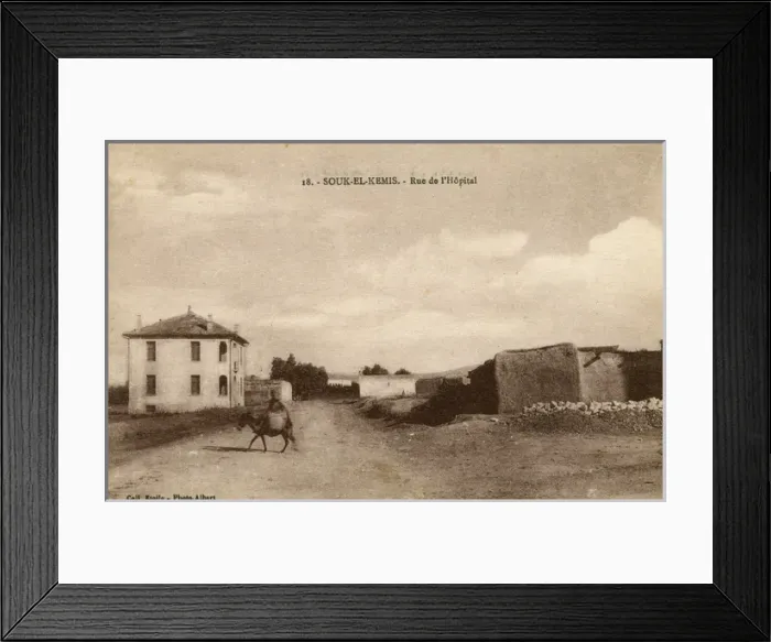 Framed Print : Hospital Street, Souk el Kemis, Bouira, Algeria Framed Print : Hospital Street, Souk el Kemis, Bouira, Algeria
