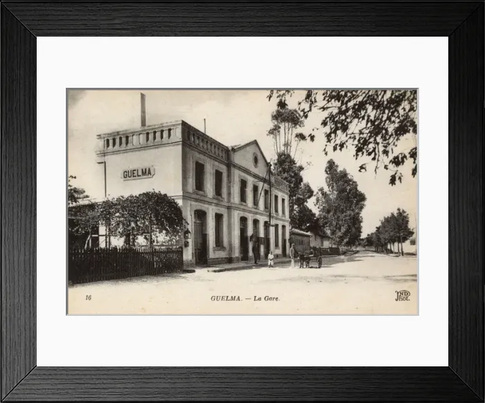 Framed Print : Railway station building, Guelma, NE Algeria Framed Print : Railway station building, Guelma, NE Algeria