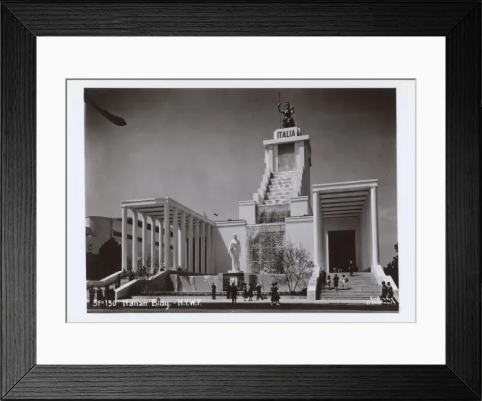 Framed Print : New York Worlds Fair - Italian Building Framed Print : New York Worlds Fair - Italian Building