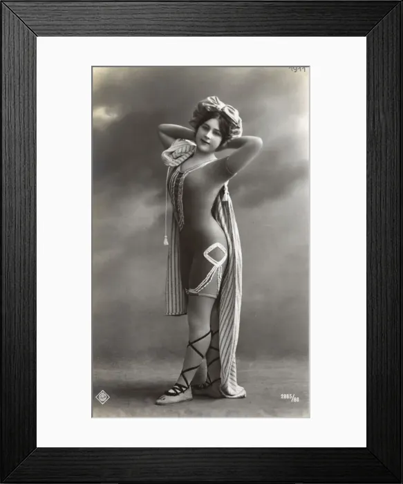 Framed Print : Swimming Attire - France Framed Print : Swimming Attire - France
