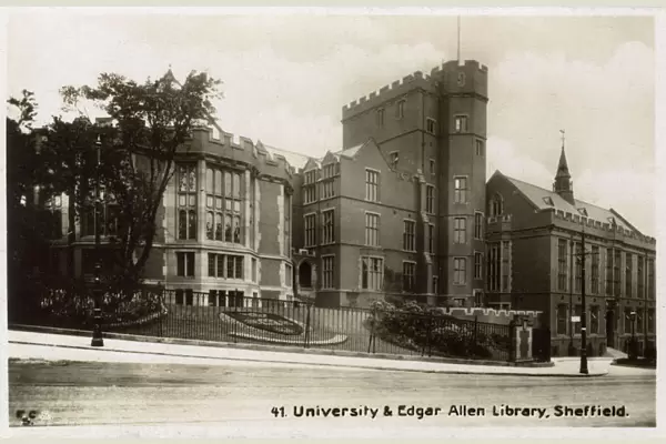 University - Edgar Allen Library, Sheffield, South Yorkshire