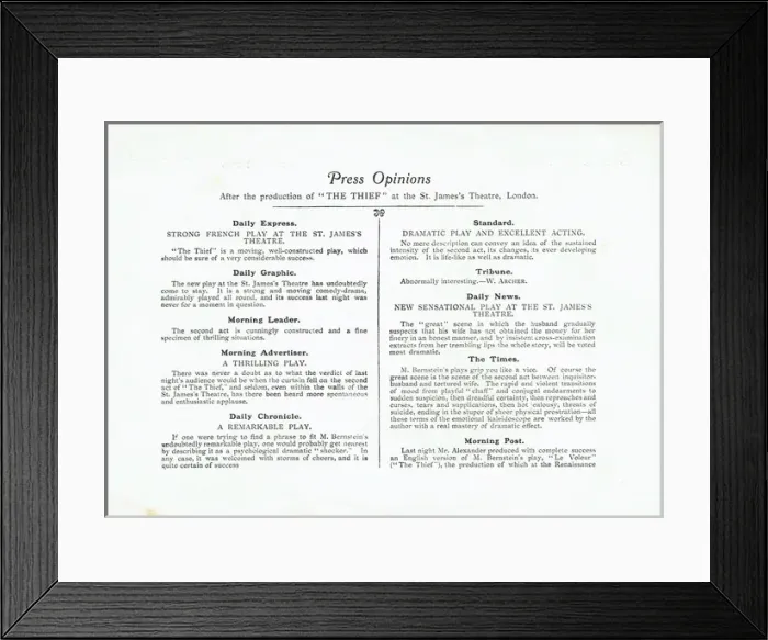 Framed Print : The Thief by Cosmo Gordon-Lennox Framed Print : The Thief by Cosmo Gordon-Lennox