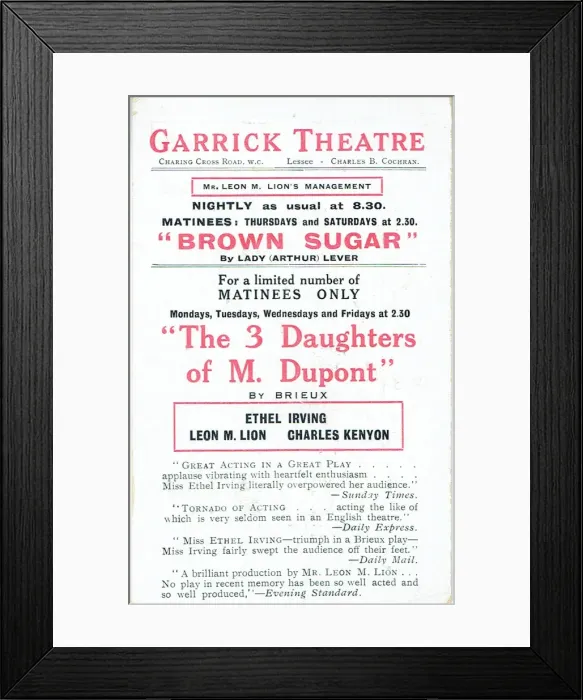 Framed Print : The Three Daughters of M Dupont Framed Print : The Three Daughters of M Dupont