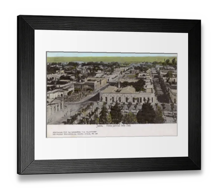 Framed Print : Aerial view of Junin, Argentina, South America Framed Print : Aerial view of Junin, Argentina, South America