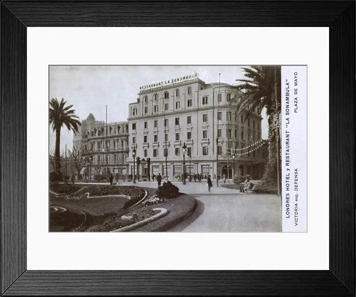 Framed Print : Londres Hotel, Buenos Aires, Argentina, South America Framed Print : Londres Hotel, Buenos Aires, Argentina, South America