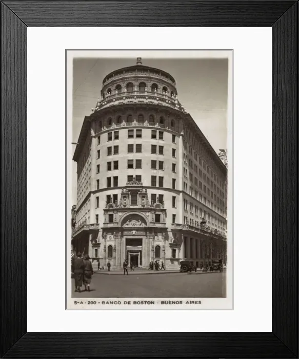 Framed Print : Boston Bank building, Buenos Aires, Argentina, South America Framed Print : Boston Bank building, Buenos Aires, Argentina, South America