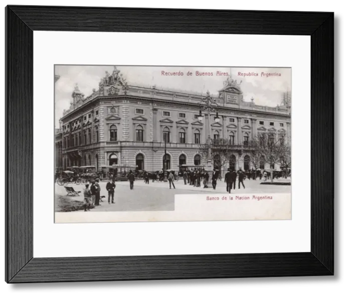 Framed Print : Bank building, Buenos Aires, Argentina, South America Framed Print : Bank building, Buenos Aires, Argentina, South America