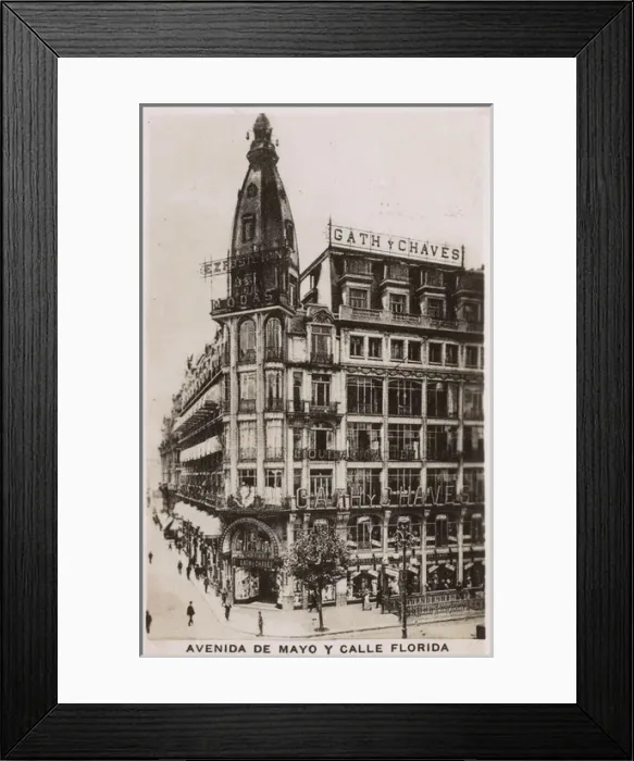 Framed Print : Avenida de Mayo, Buenos Aires, Argentina, South America Framed Print : Avenida de Mayo, Buenos Aires, Argentina, South America