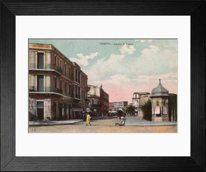 Framed Print : Avenue de France, Bizerte (Bizerta), Tunisia, North Africa Framed Print : Avenue de France, Bizerte (Bizerta), Tunisia, North Africa