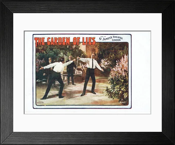 Framed Print : The Garden of Lies by Sidney Grundy Framed Print : The Garden of Lies by Sidney Grundy