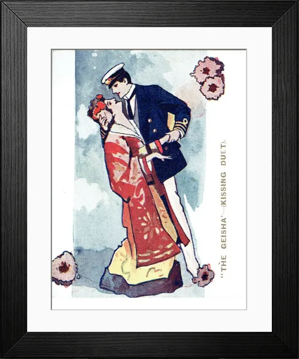 Framed Print : The Geisha by Owen Halt Framed Print : The Geisha by Owen Halt