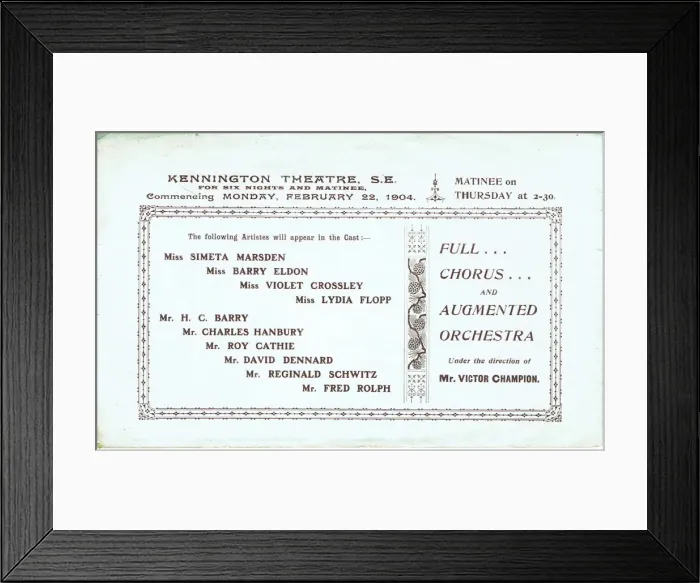 Framed Print : The Girl from Kays by Owen Hall Framed Print : The Girl from Kays by Owen Hall