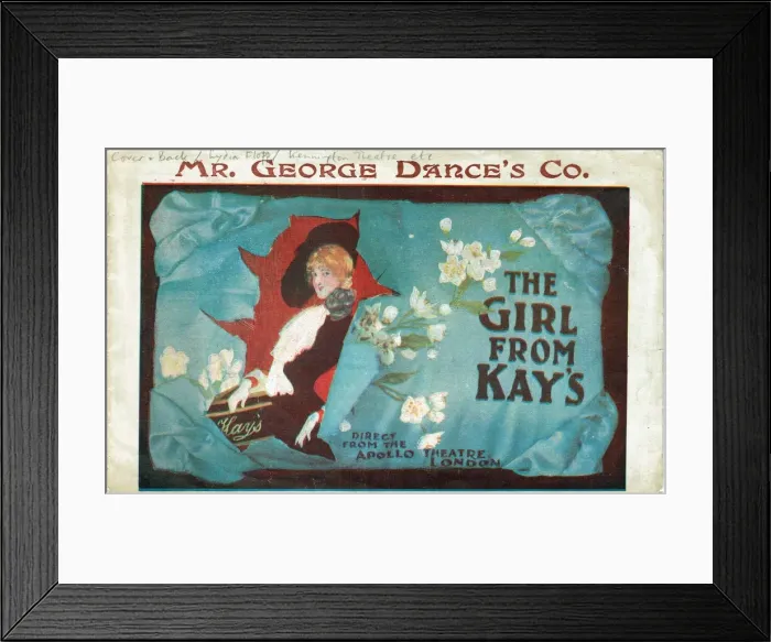 Framed Print : The Girl from Kays by Owen Hall Framed Print : The Girl from Kays by Owen Hall