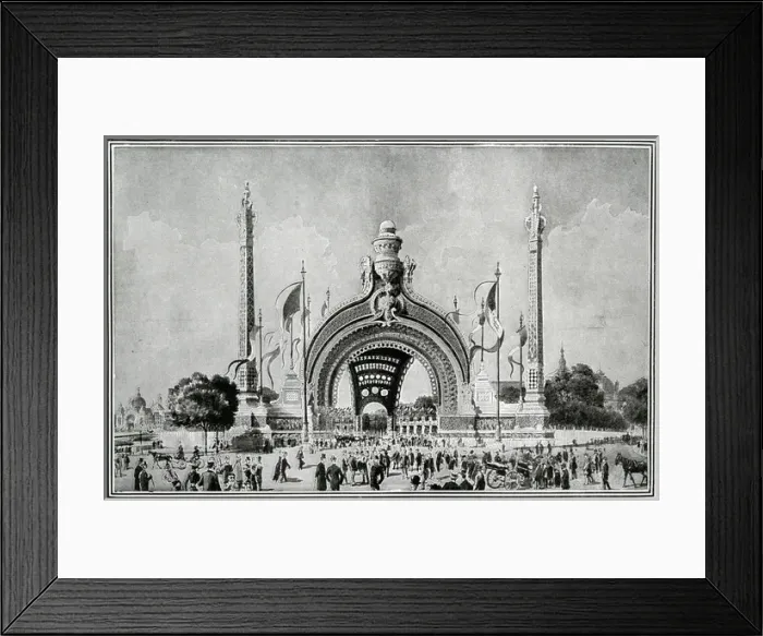 Framed Print : Paris Exhibition - Exhibition de la Concorde 1900 Framed Print : Paris Exhibition - Exhibition de la Concorde 1900