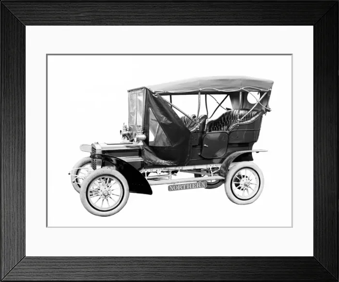 Framed Print : A Northern Manufacturing Company vetern motor car Framed Print : A Northern Manufacturing Company vetern motor car