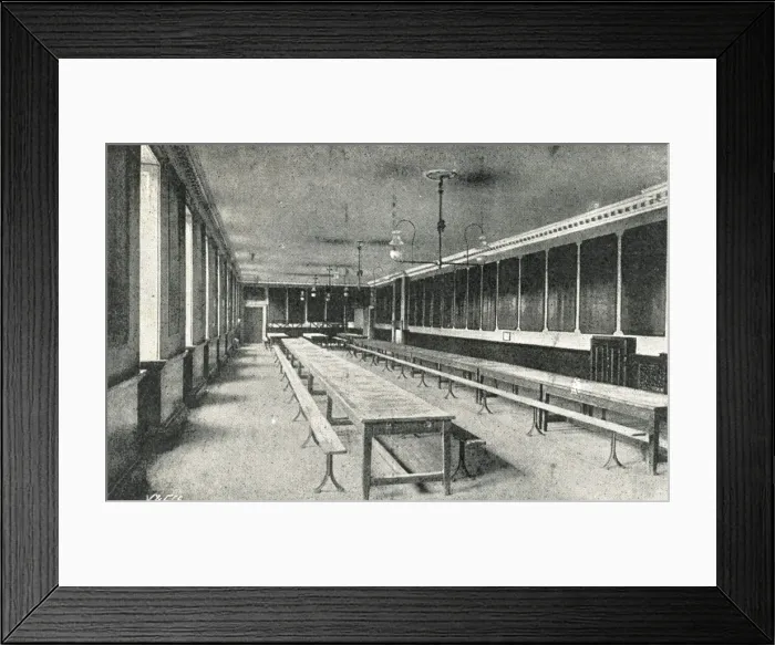 Framed Print : London Foundling Hospital - School Room Framed Print : London Foundling Hospital - School Room
