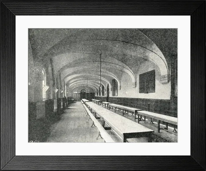 Framed Print : London Foundling Hospital - Dining Room Framed Print : London Foundling Hospital - Dining Room